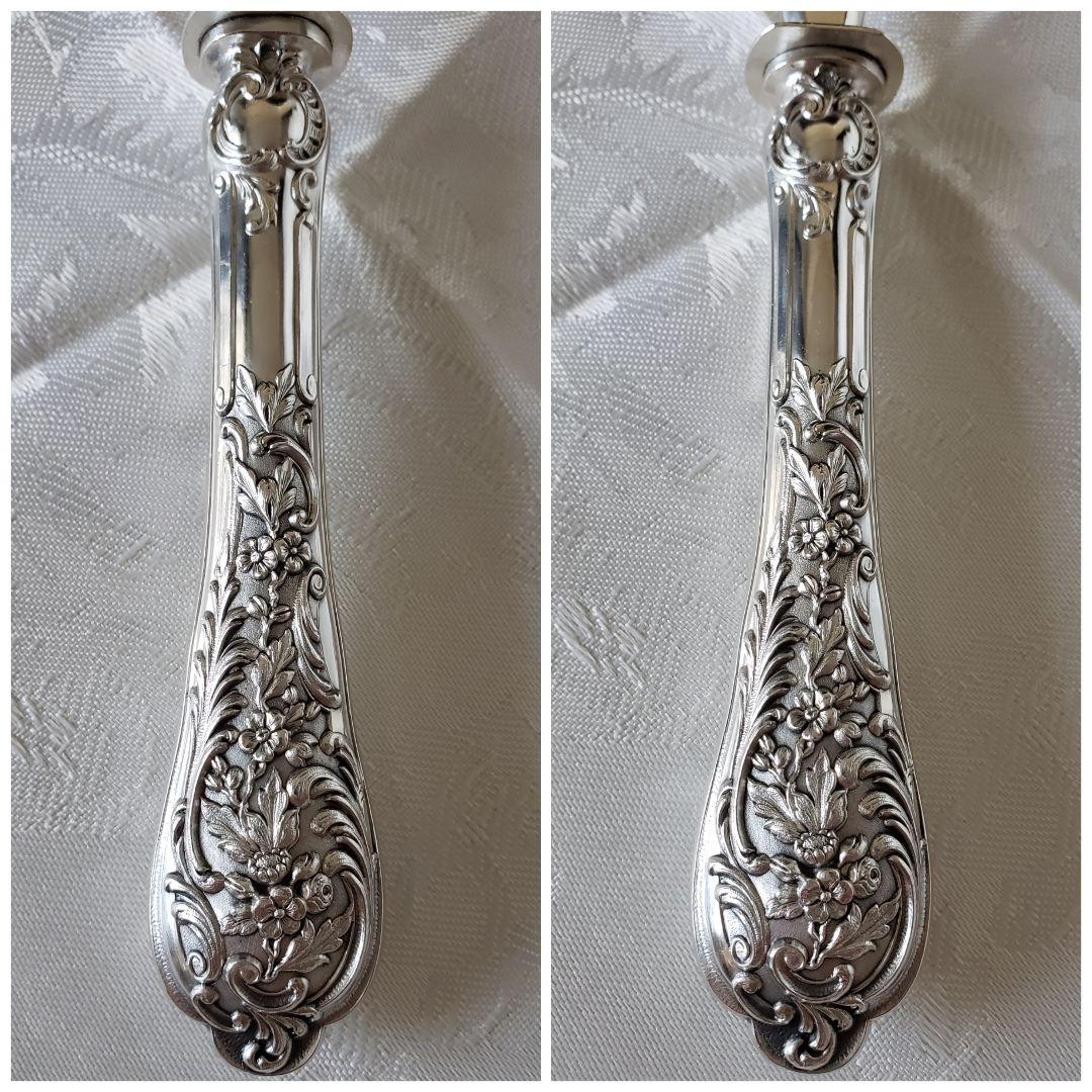 純銀 950 スターリング 特大 サーバー シルバー アンティーク