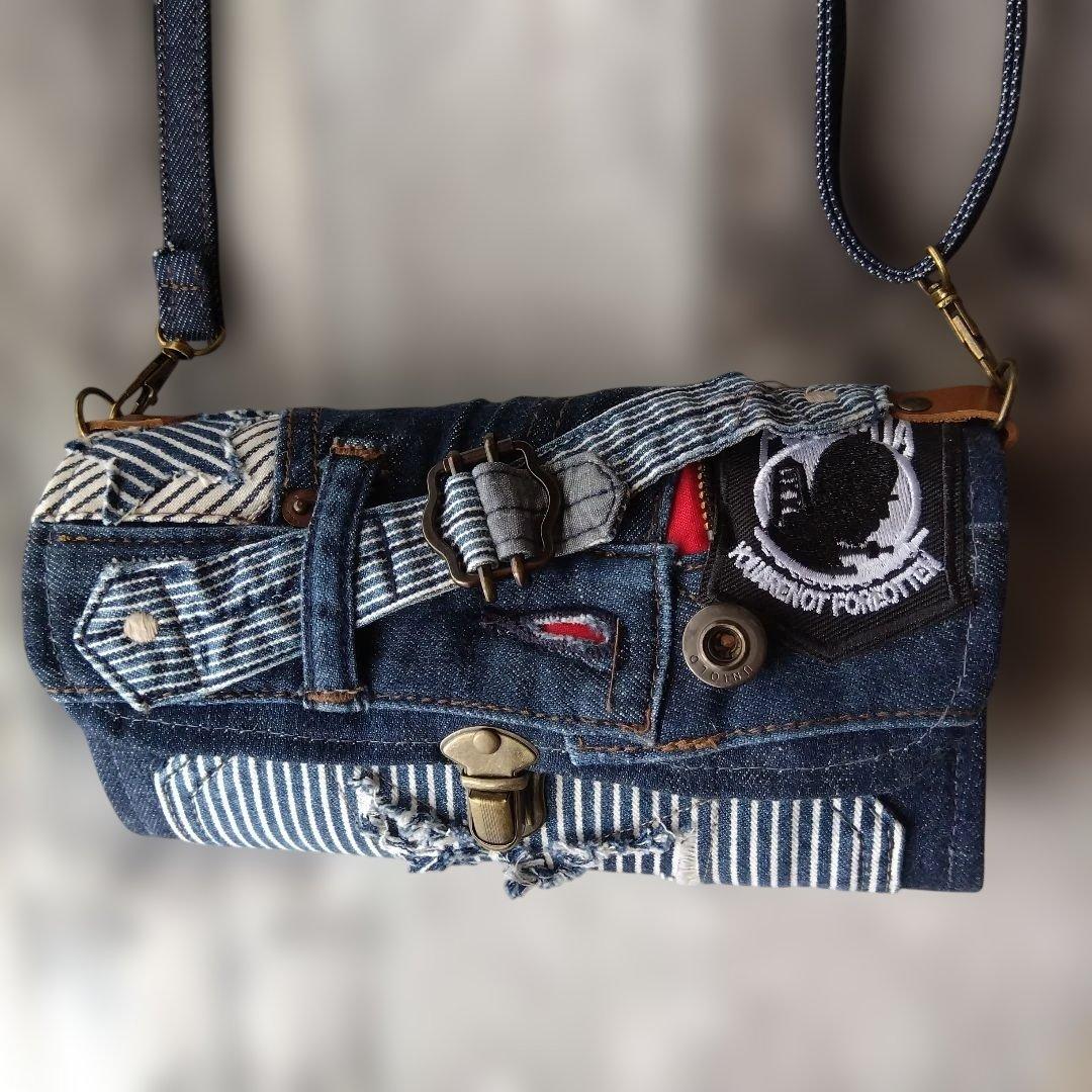 デニムリメイク長財布