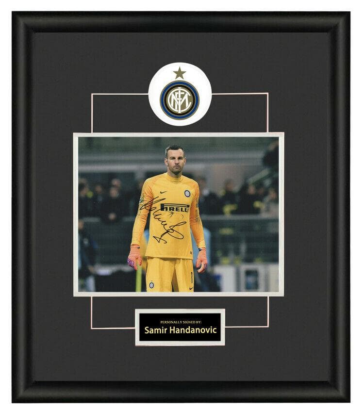 直筆サイン入り写真 サミール・ハンダノヴィッチ FCインテル・ミラノ SA鑑定済