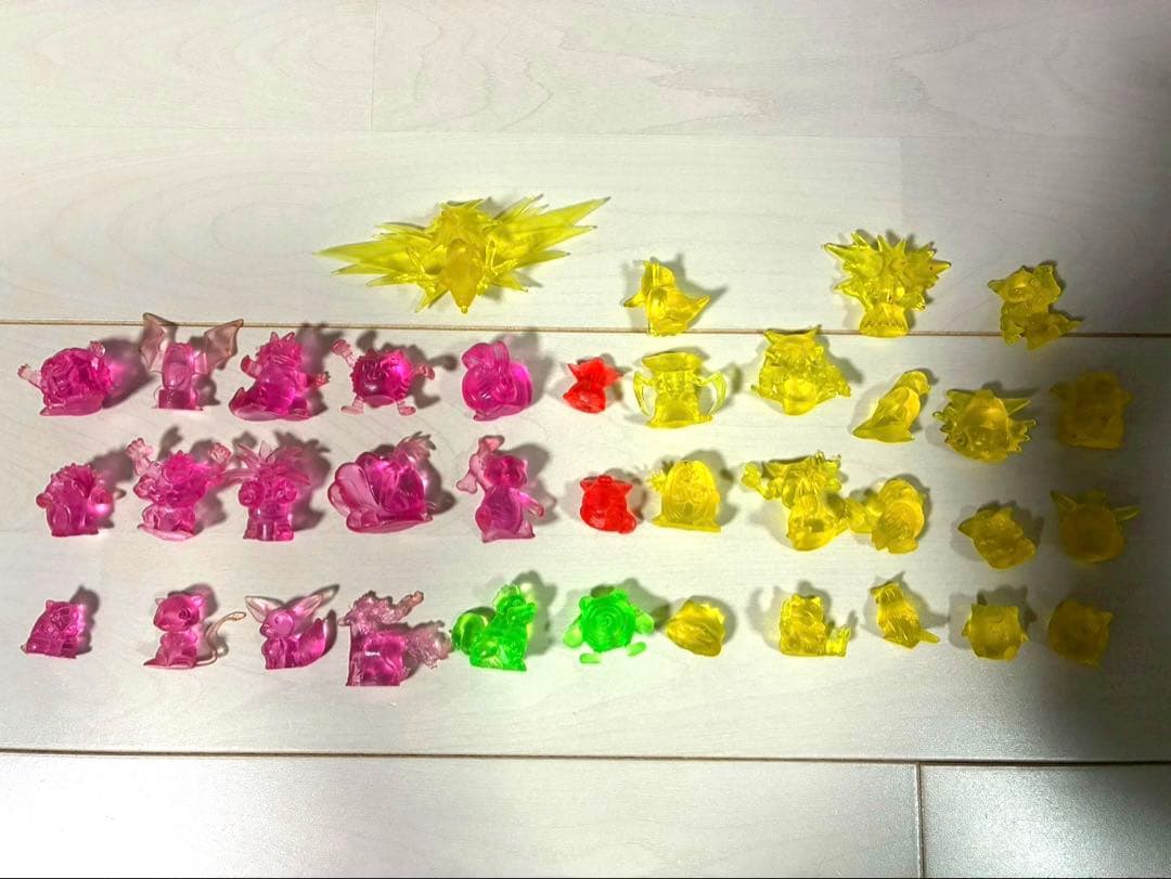 【レア】ポケモン　クリアフィギュア 全37体　当時品
