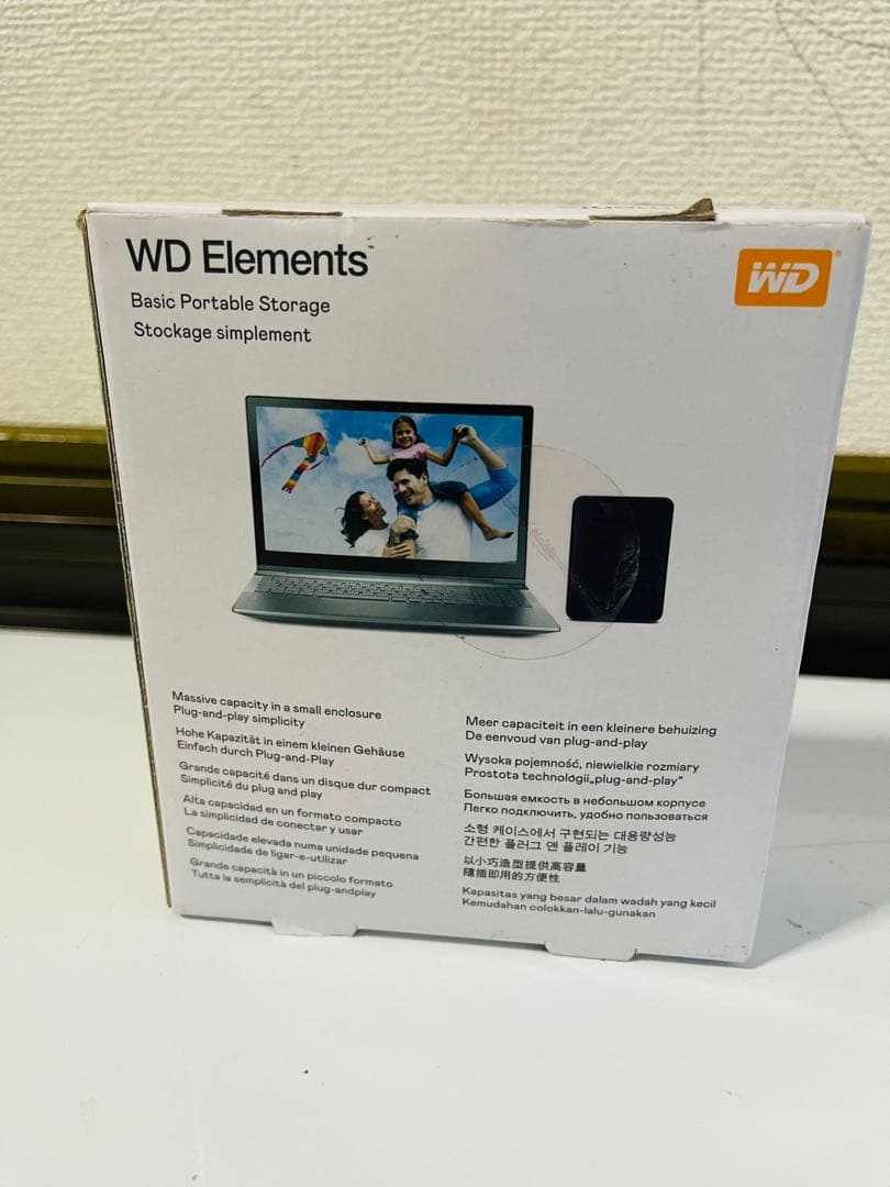 WD Elements 2TB ポータブルストレージ