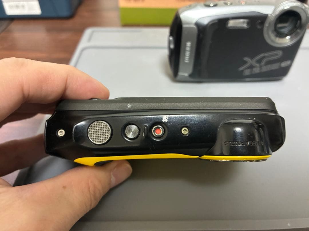 FUJIFILM XP140 黄色グレー2台 防水コンパクトデジタルカメラ