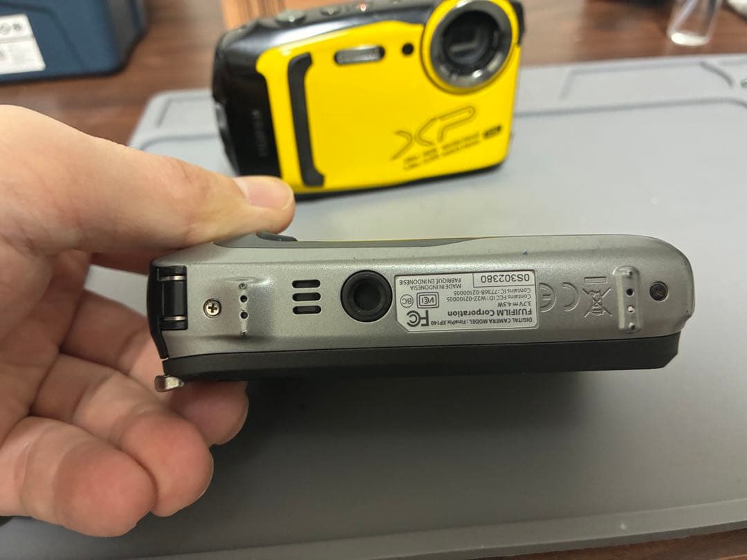 FUJIFILM XP140 黄色グレー2台 防水コンパクトデジタルカメラ