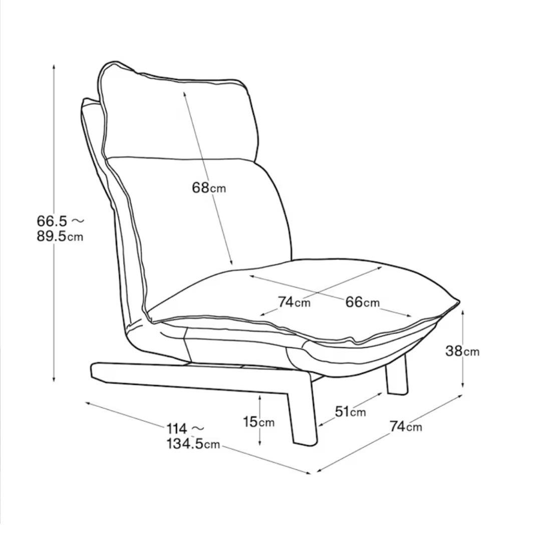 週末限定！ハイバックリクライニングソファ+カバー