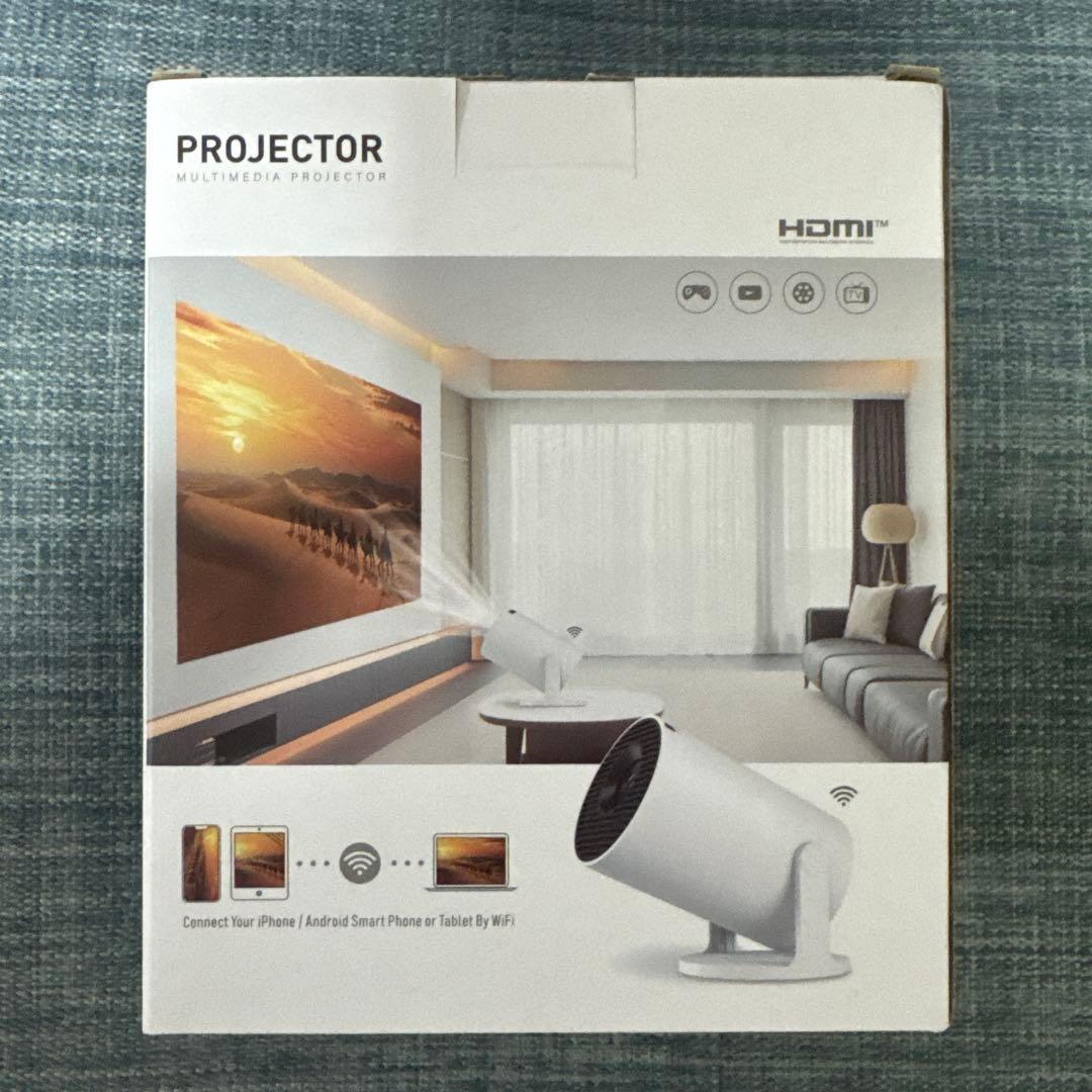 家庭用プロジェクター 1080P Android TV搭載 Wi-Fi6