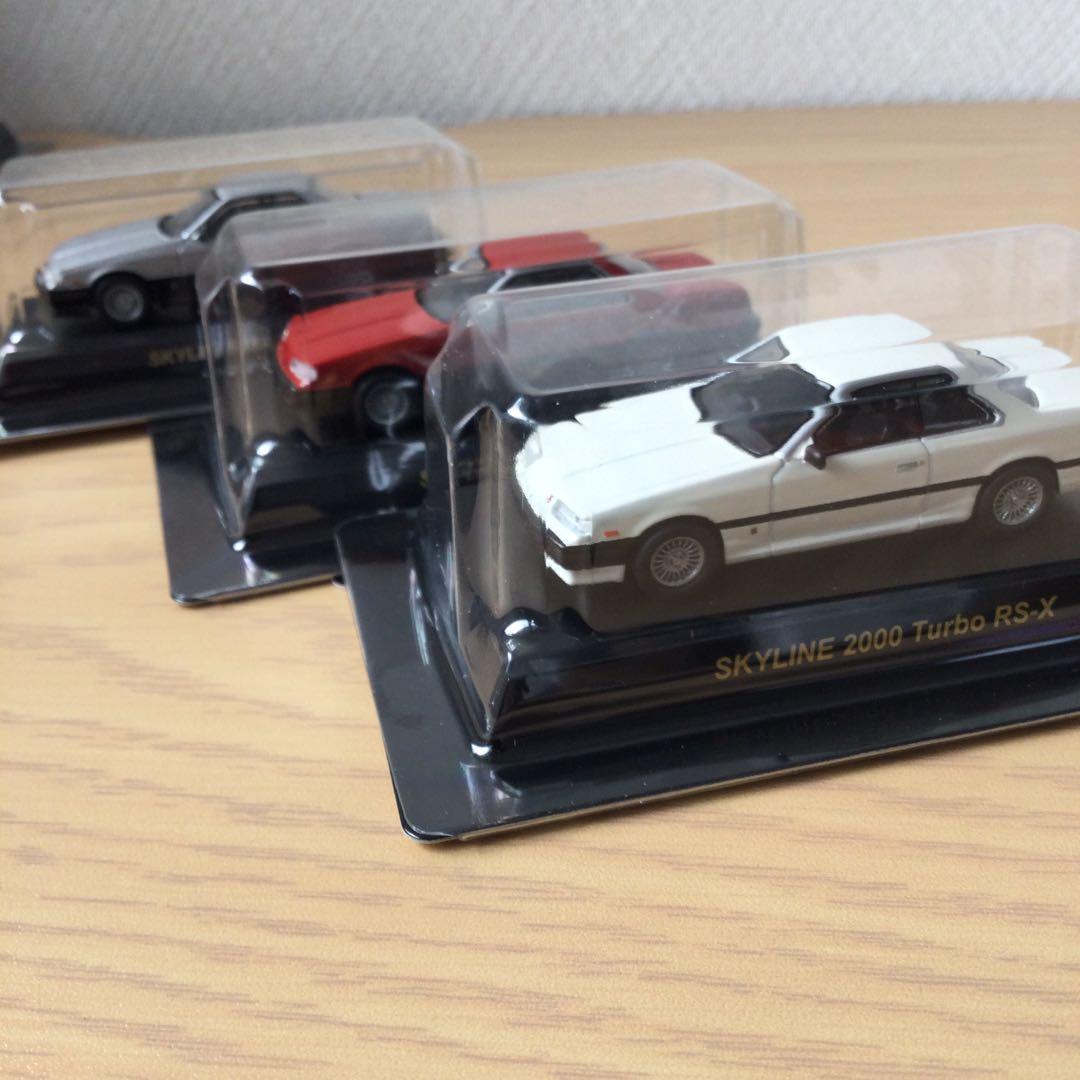 京商 KYOSHO 1/64日産スカイラインミニカーコレクション10車種30種類