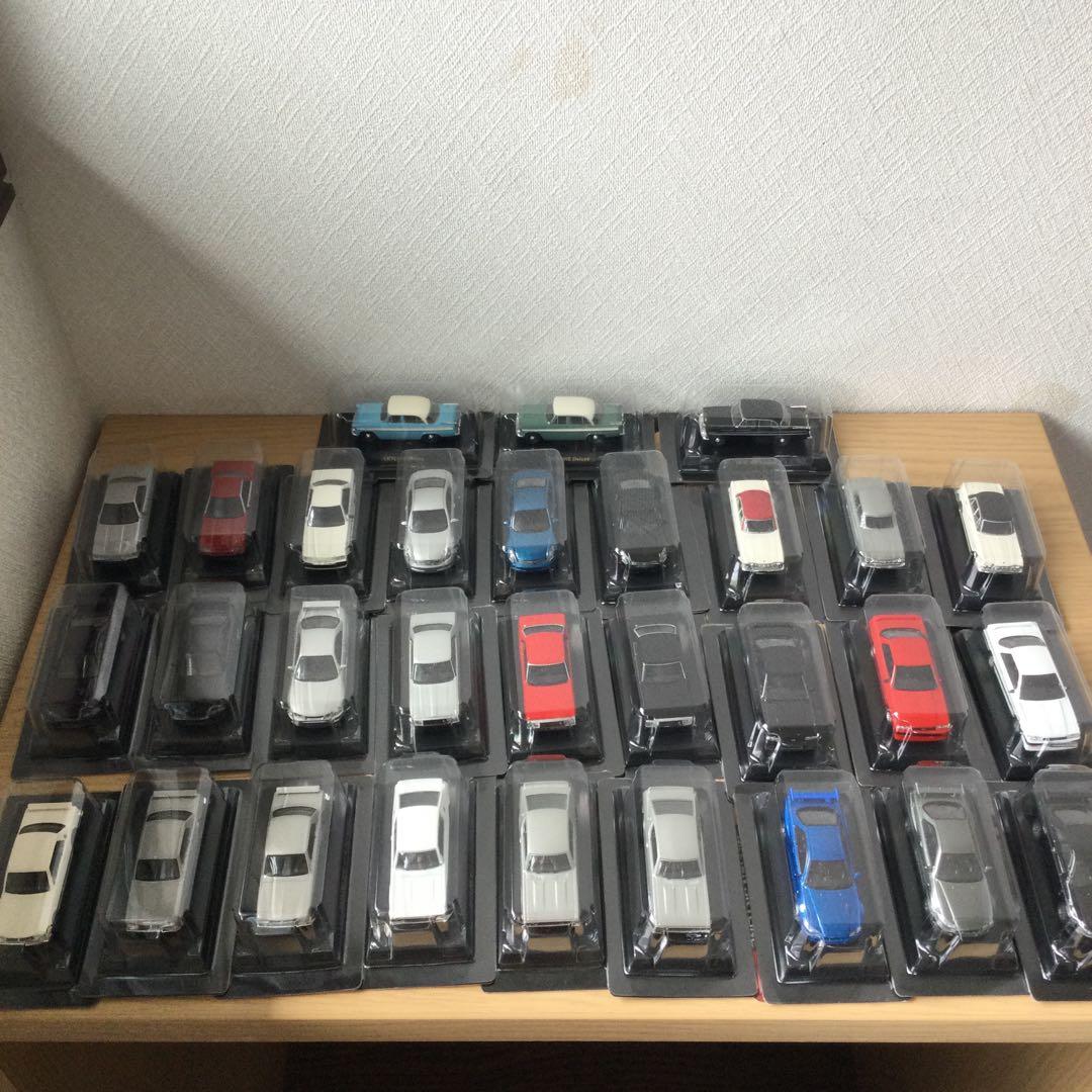 京商 KYOSHO 1/64日産スカイラインミニカーコレクション10車種30種類