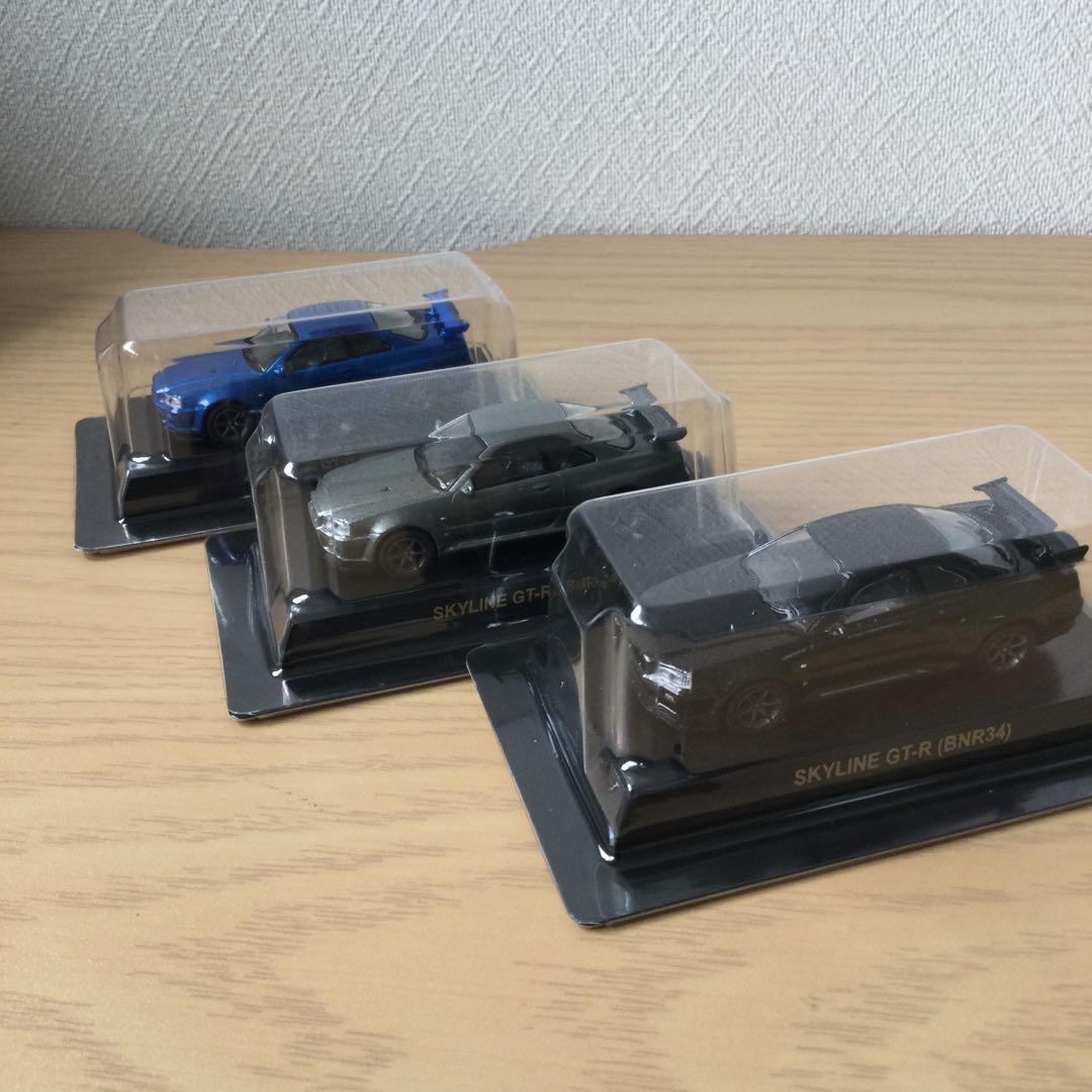 京商 KYOSHO 1/64日産スカイラインミニカーコレクション10車種30種類