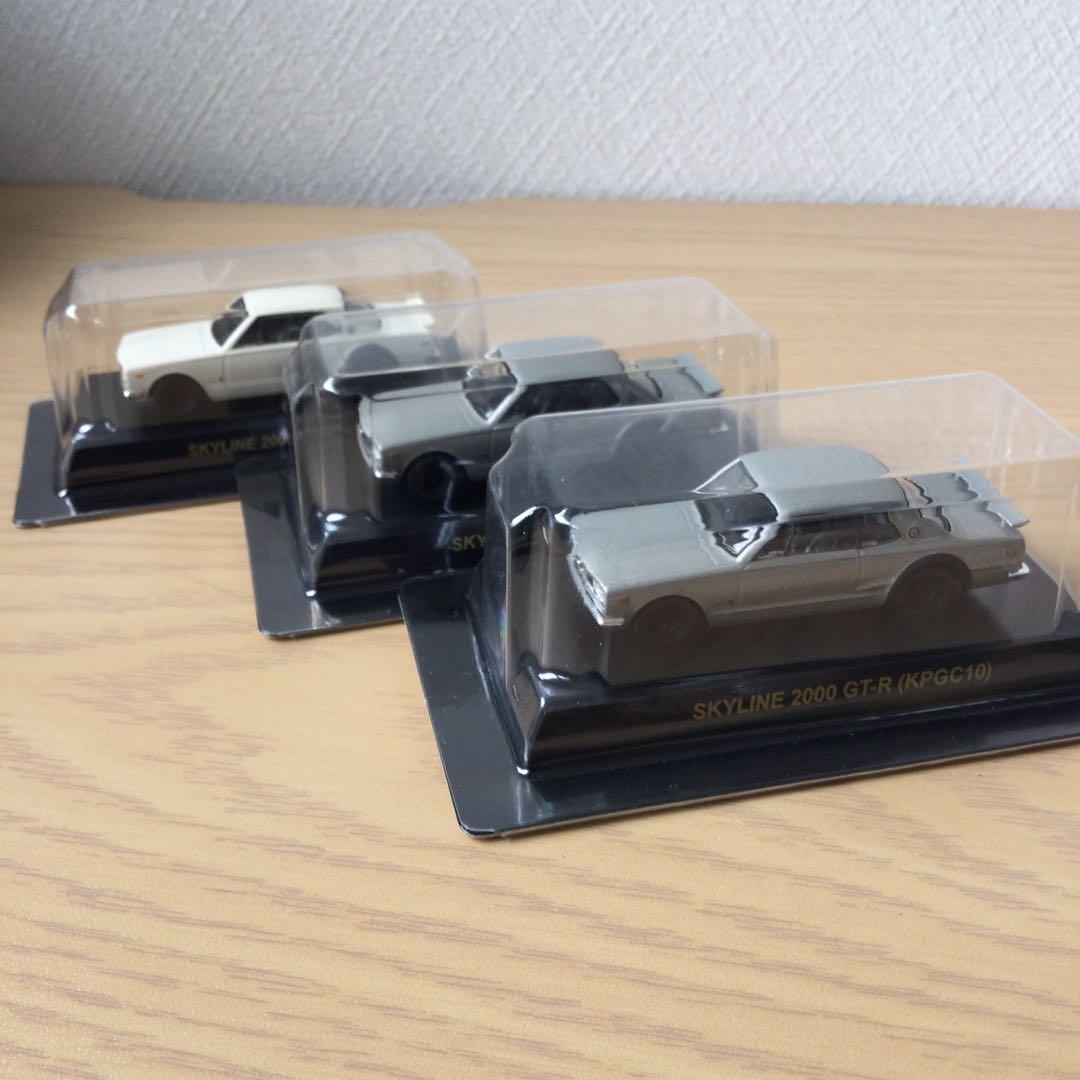 京商 KYOSHO 1/64日産スカイラインミニカーコレクション10車種30種類