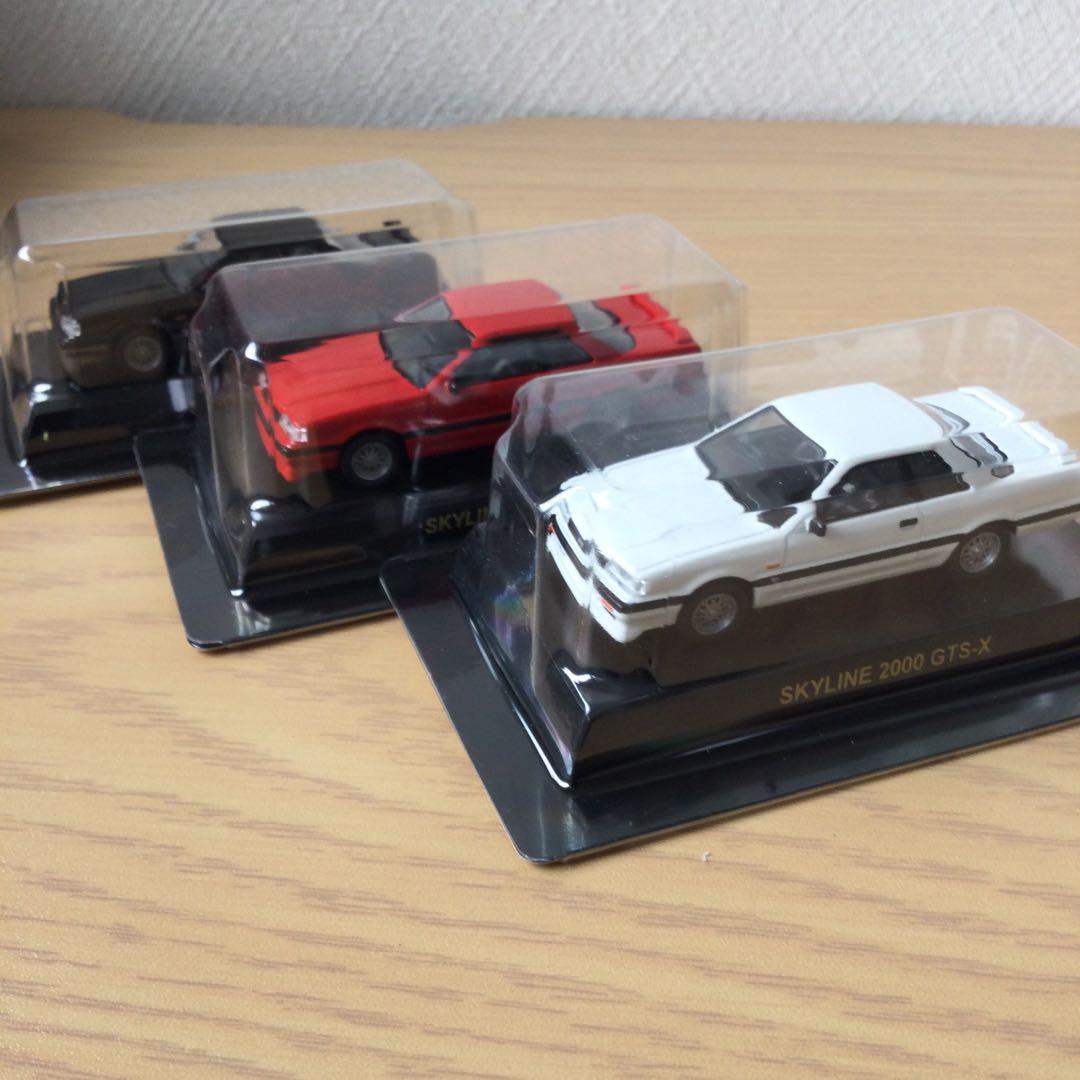 京商 KYOSHO 1/64日産スカイラインミニカーコレクション10車種30種類