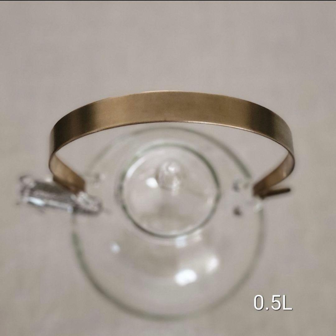 【未使用】クラフトユー まんまる ガラスポット 0.5L