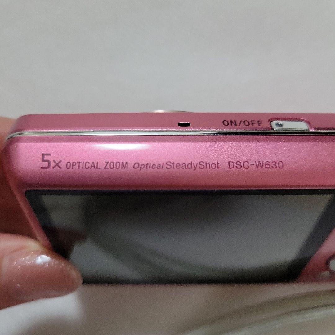 SONY Cyber-shot 16.1メガピクセル ピンク DSC-W630