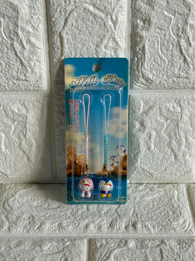 ご当地キティ 【水族館限定】 3点セット ペア根付 日焼けキティ 未開封品