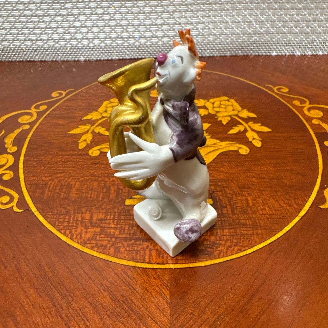 ★マイセン★ミュージッククラウン★【 チューバ 】★7 ㎝★新品未使用★一級品★