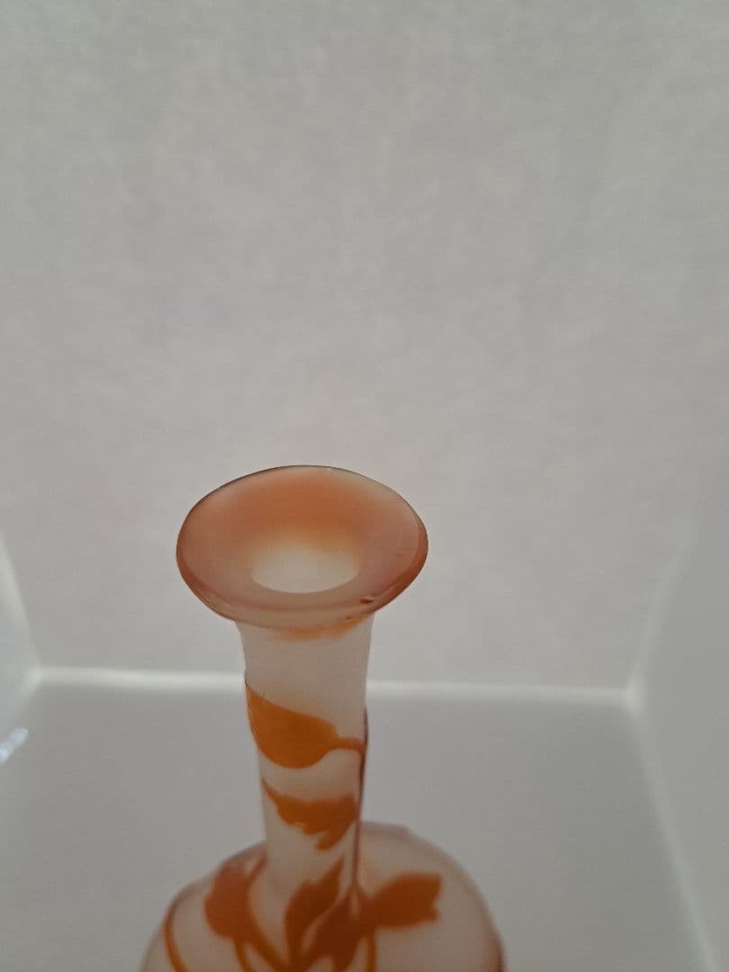 エミール・ガレ　クレマチス柄花瓶