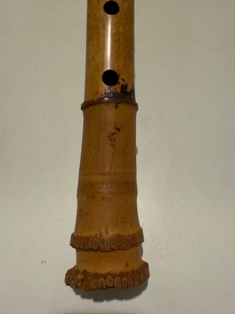 尺八 都山流 在銘 男山 全長55㎝ 和楽器