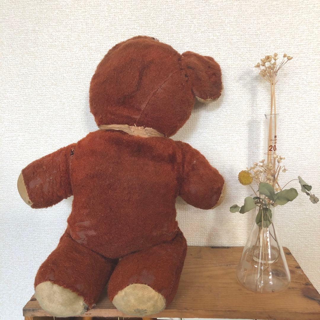 アンティーク ラバーフェイス ドール ぬいぐるみ ヴィンテージ クマちゃん
