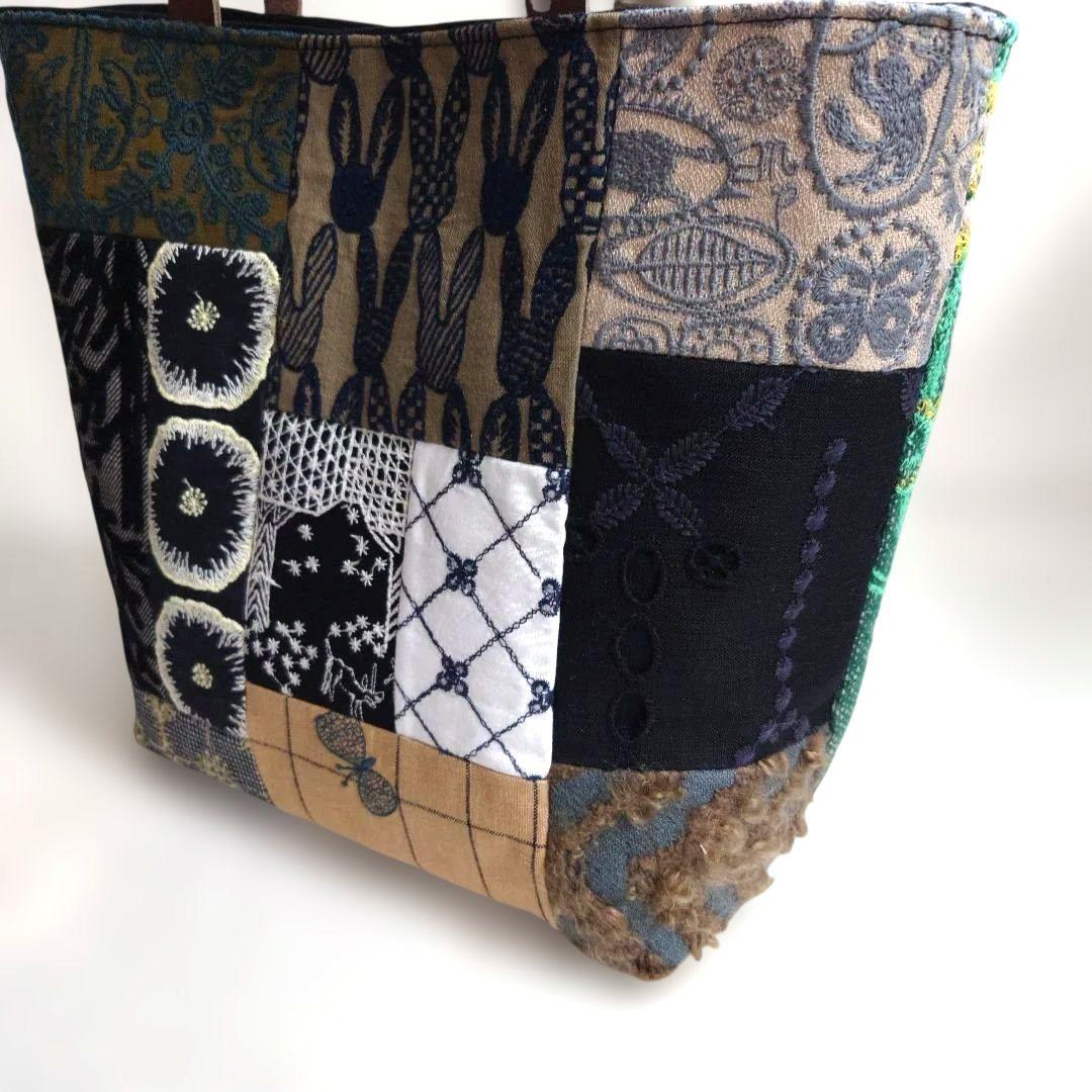 ミナペルホネン　パッチワーク☓path　トートバッグ