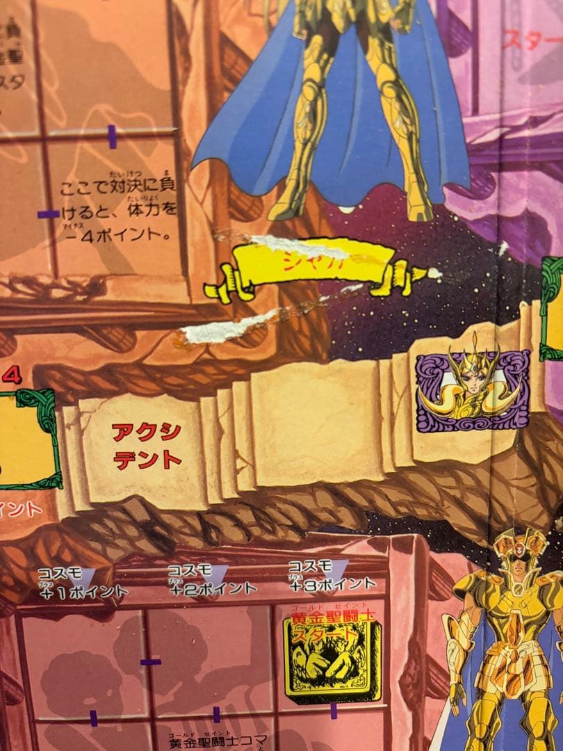 聖闘士星矢 バンダイ 教皇伝説12宮殿の闘いゲーム 完品 80年代 当時物