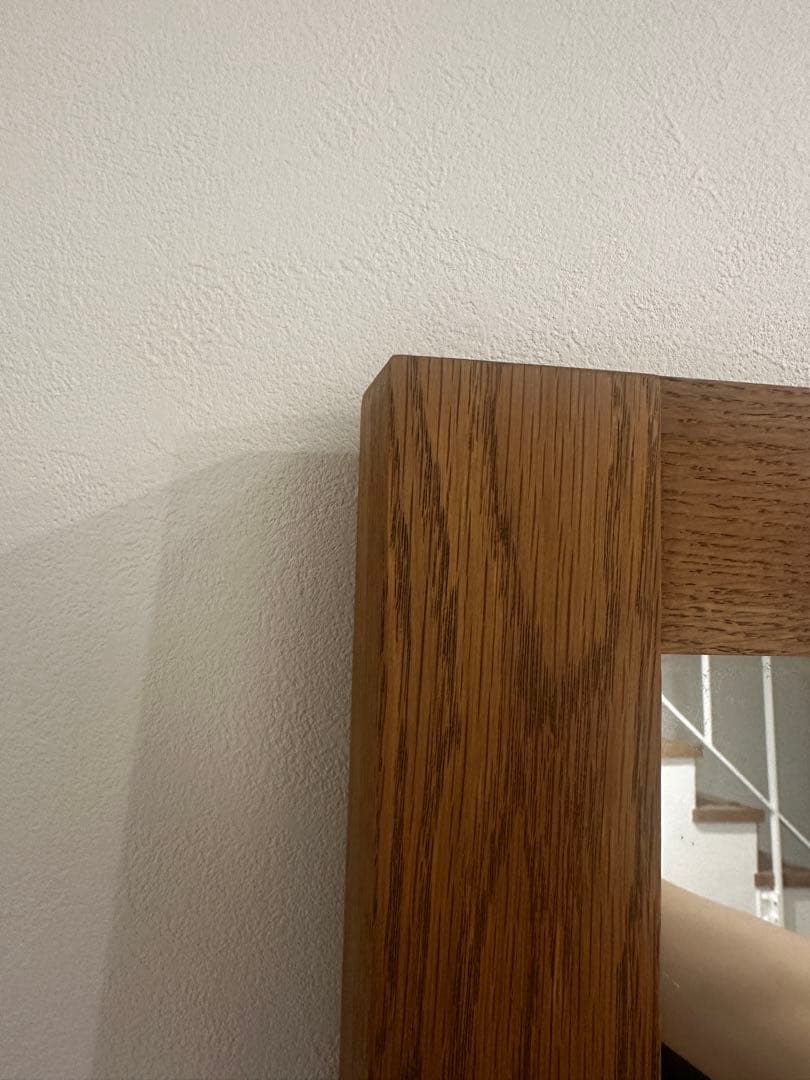 Unico 姿見　オーク製スタンドミラー 幅600mm 高さ1600mm