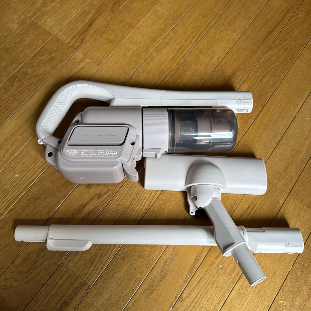動作確認済　SHARP ハンディクリーナー EC-PT1-P 掃除機 2024