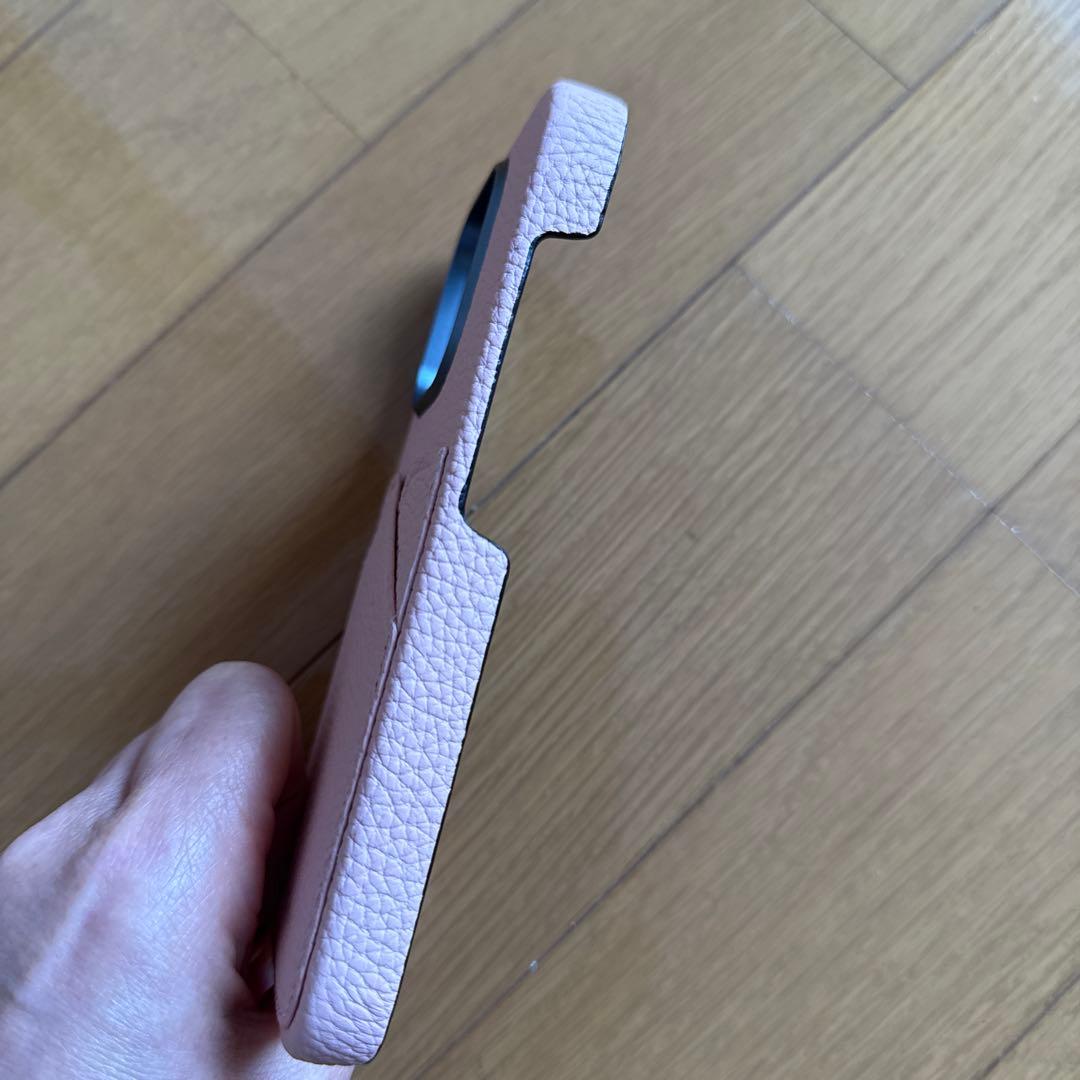 レザーiPhoneケース カードポケット付き