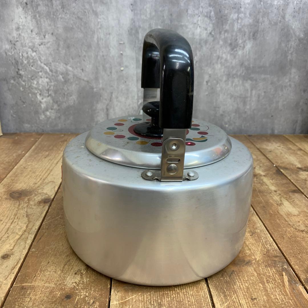 2F 【新品未使用・箱付】昭和レトロ 三協アルミ 笛吹きケトル 3.0L 廃盤