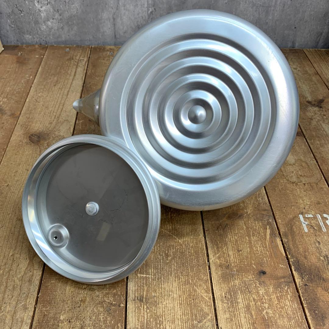 2F 【新品未使用・箱付】昭和レトロ 三協アルミ 笛吹きケトル 3.0L 廃盤