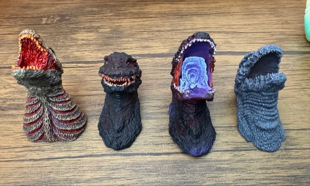 一番くじ シンゴジラ モンスターヘッドマグネット4体