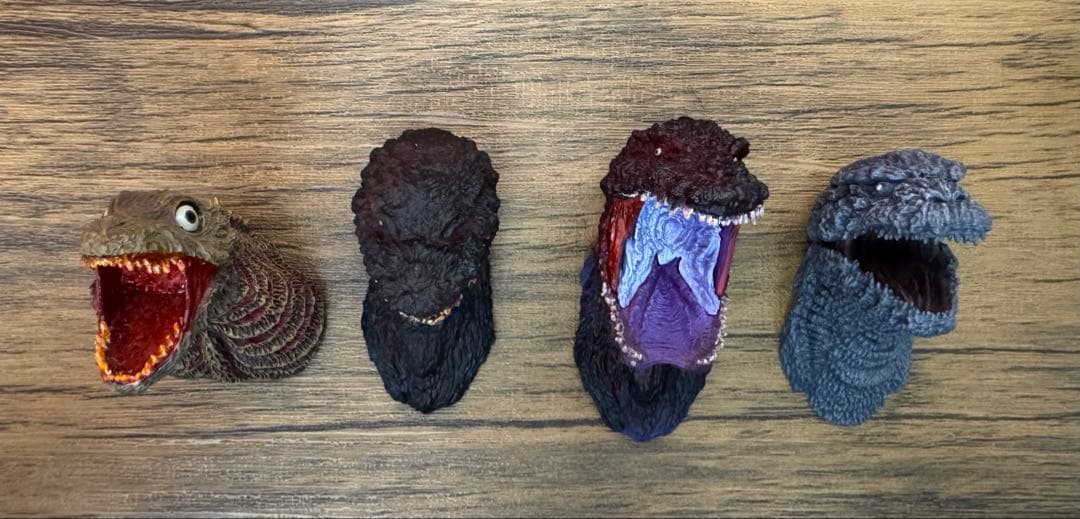 一番くじ シンゴジラ モンスターヘッドマグネット4体