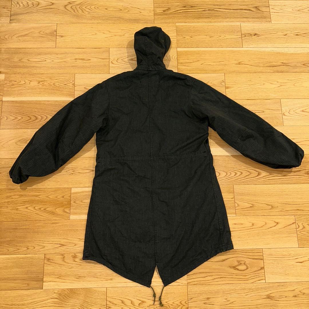 米軍実物 ナイトカモパーカー 後染め キルティングライナー付き Medium