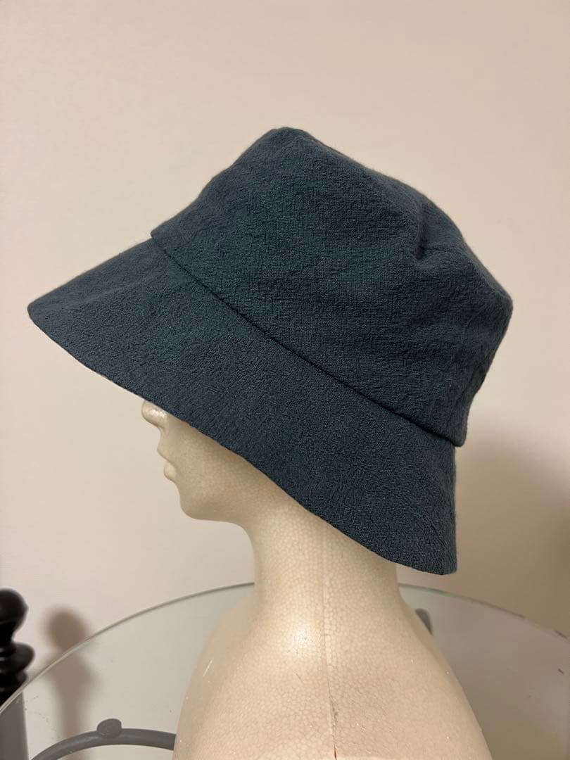 帽子　リバーシブル　④青