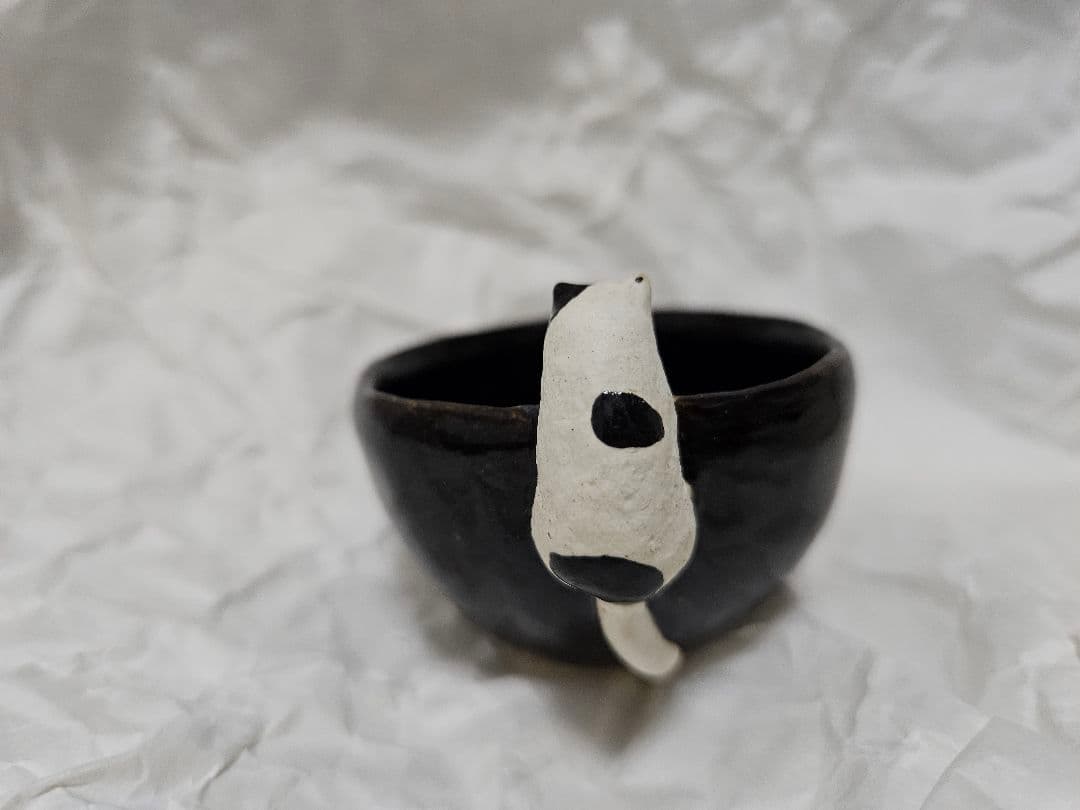 白亜器　猫徳利&お猪口セット