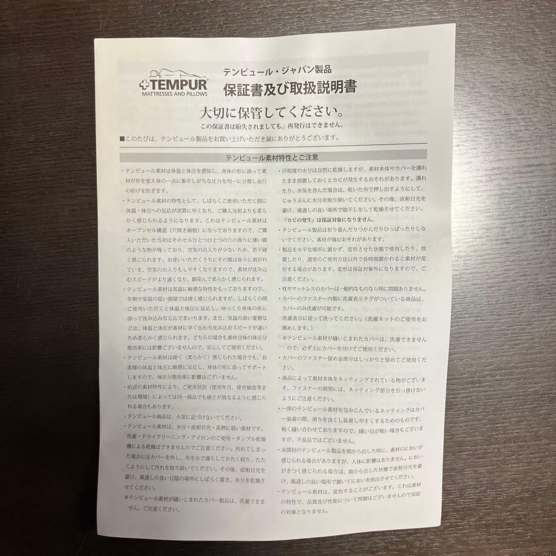 MICHEL JACKSON TEMPUR クッション　VIPパス付