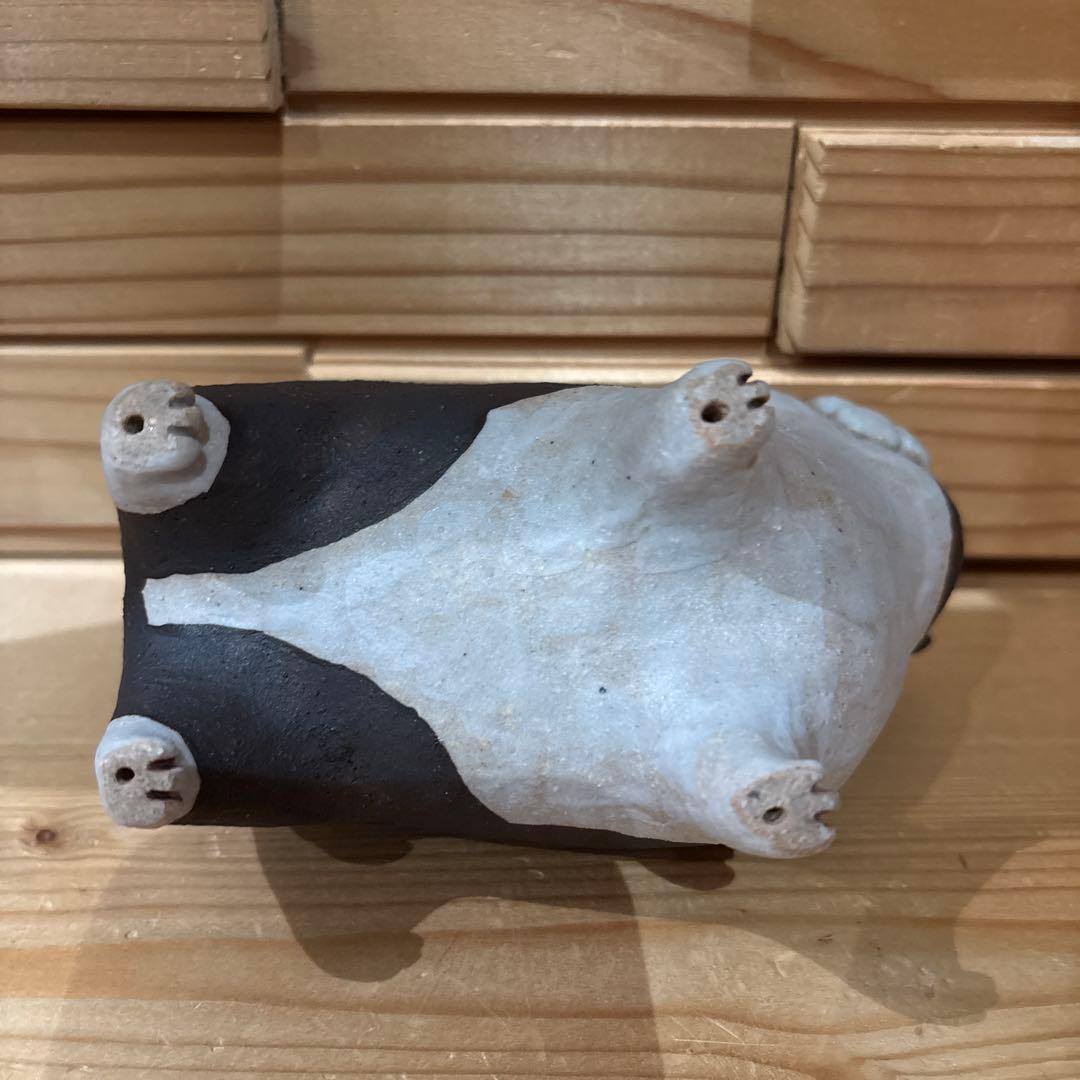 レア かとうゆみ ねこの置物 陶芸