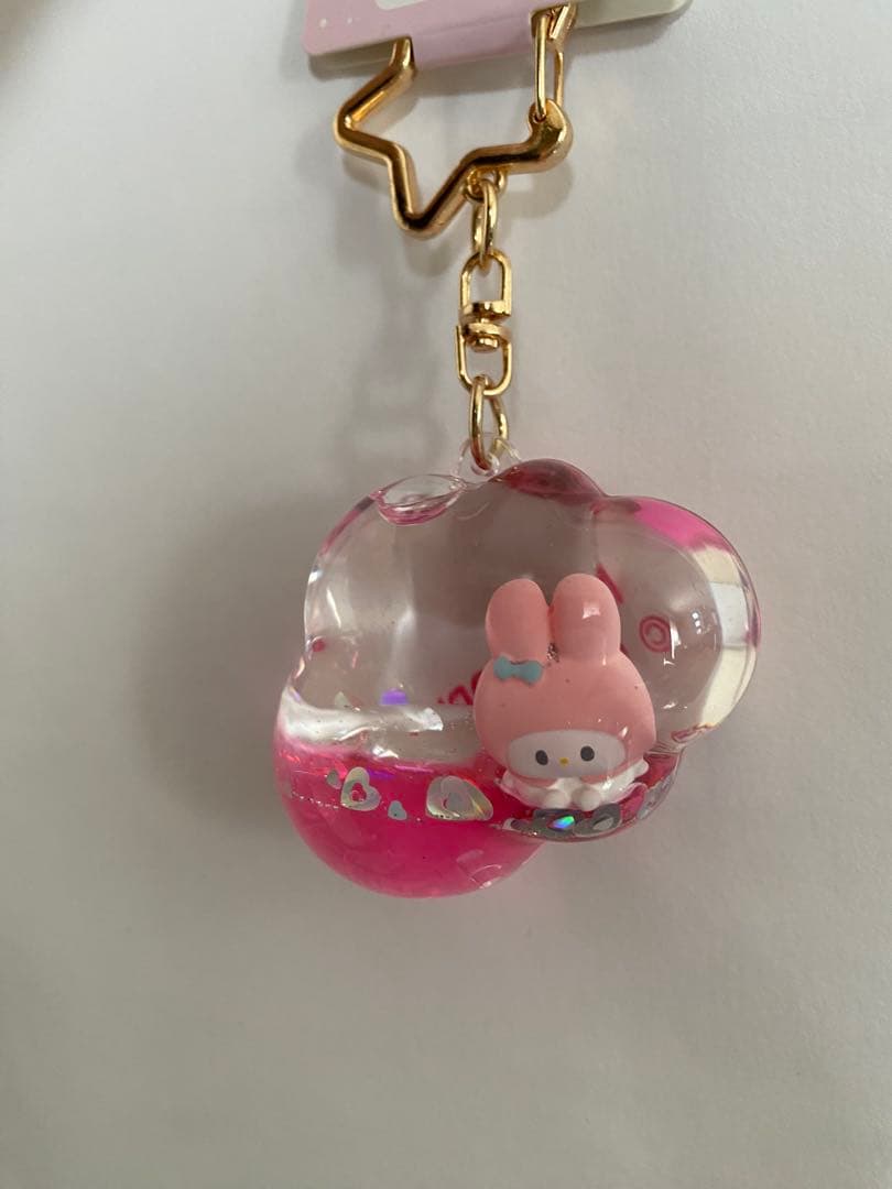 正規品　ボンボンドロップシール　マイメロディー　キーホルダー　ヘアクリップ