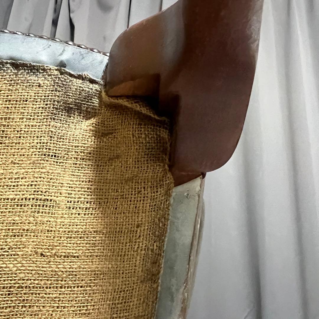 ヴィンテージ　ウイングバックシングルソファ　アームチェア　英国　アンティーク