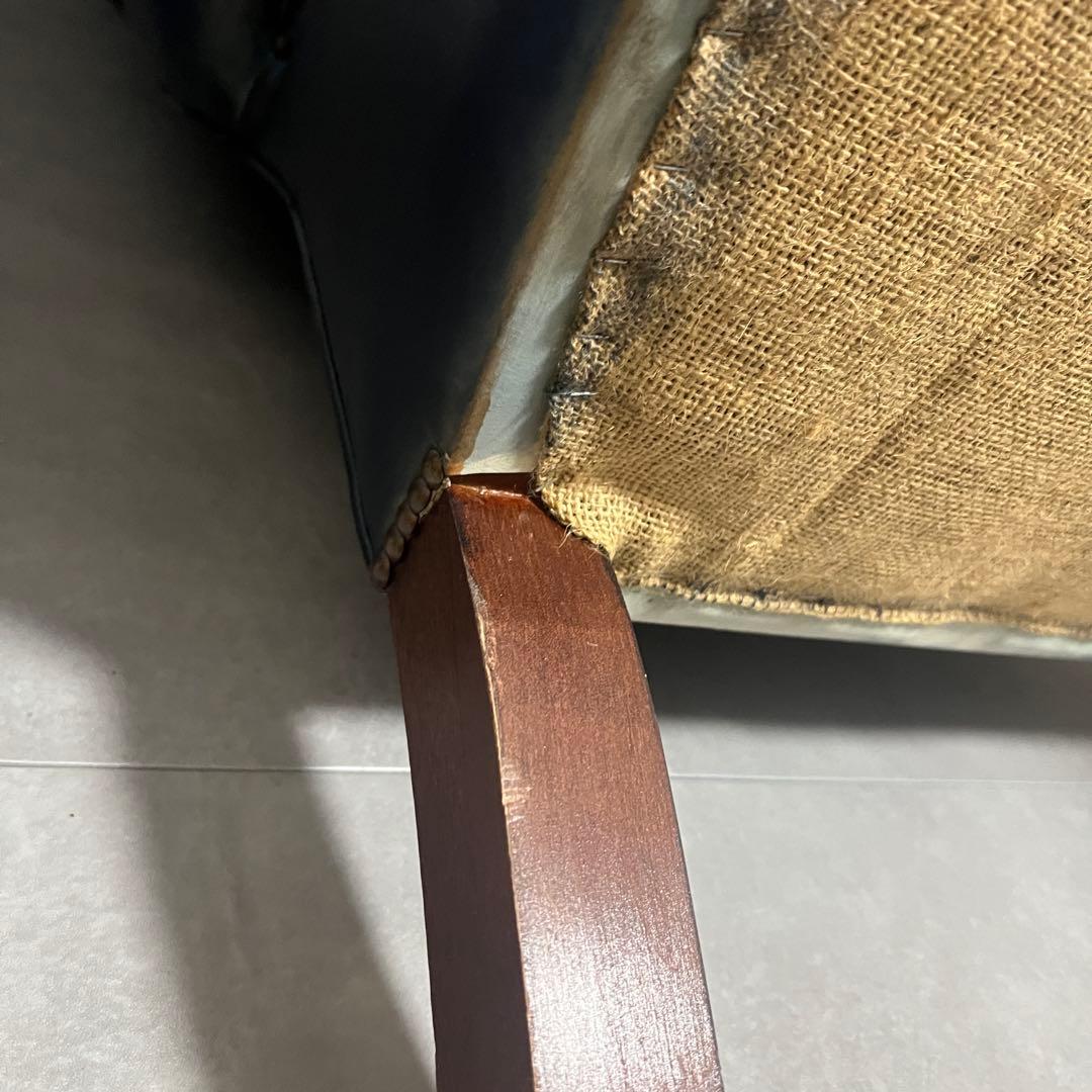 ヴィンテージ　ウイングバックシングルソファ　アームチェア　英国　アンティーク