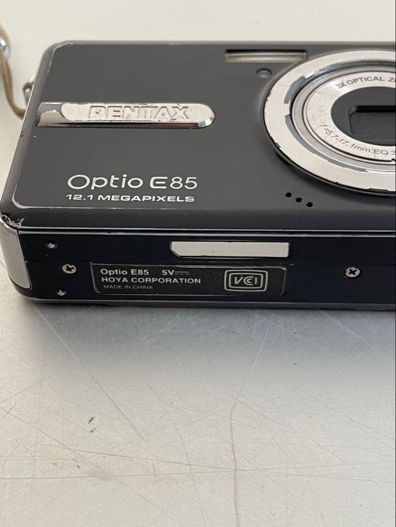 PENTAX Optio E85 デジタルカメラ ブラック 付属品完備