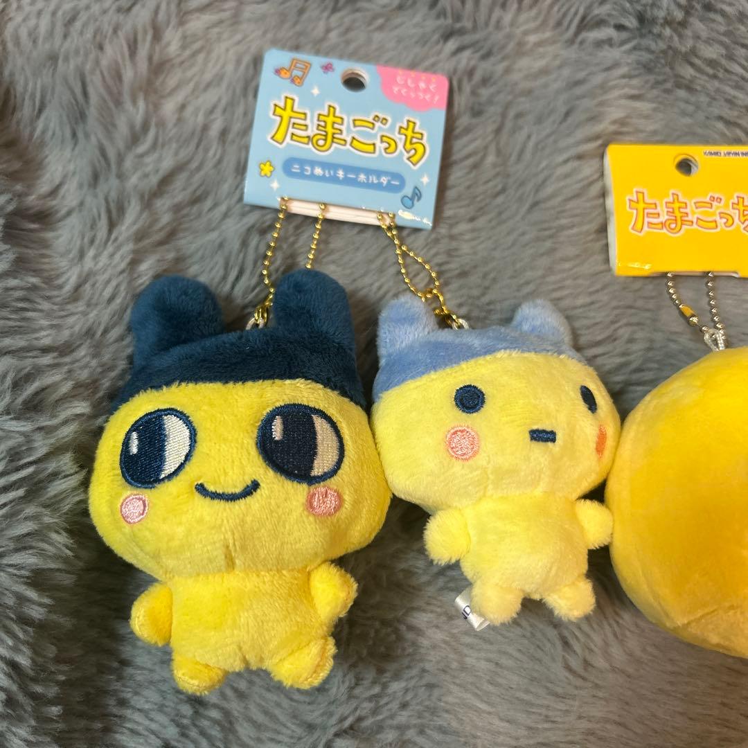 正規品新品未使用　たまごっち　ニコぬいキーホルダー　まめっち　みみっち　まるっち