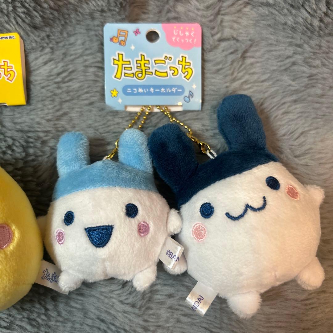 正規品新品未使用　たまごっち　ニコぬいキーホルダー　まめっち　みみっち　まるっち