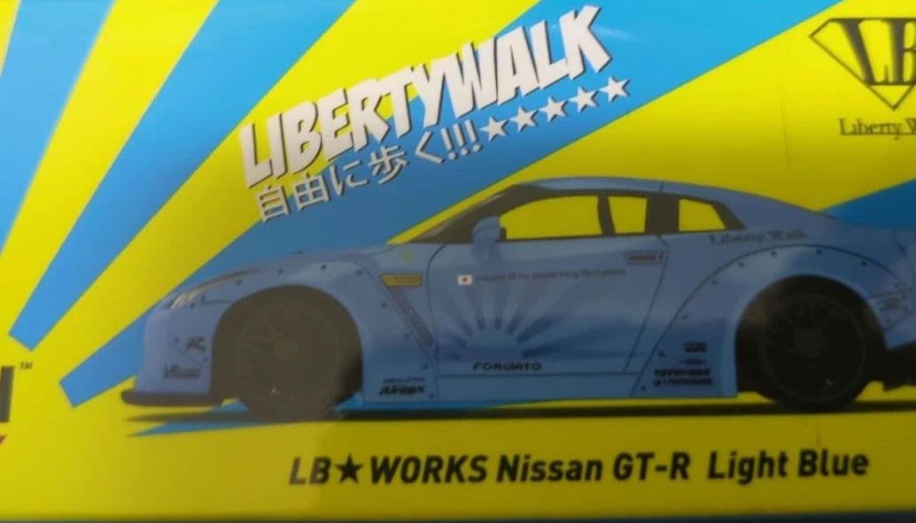 MINI GT　LB日産GT-R Light Blue初期カラーモデル 未開封品