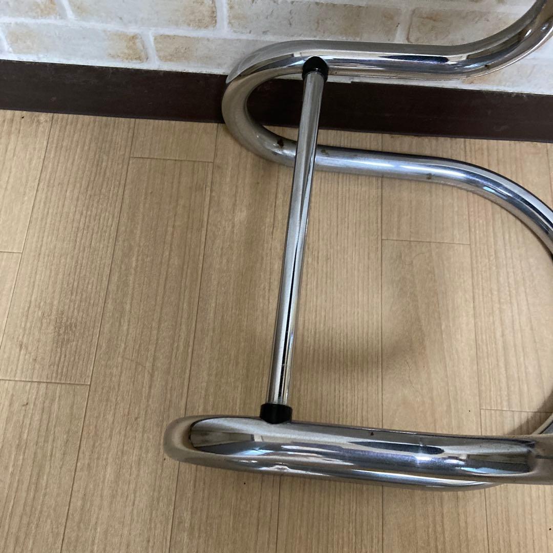 スプリング　スチール　カウンターチェア2脚