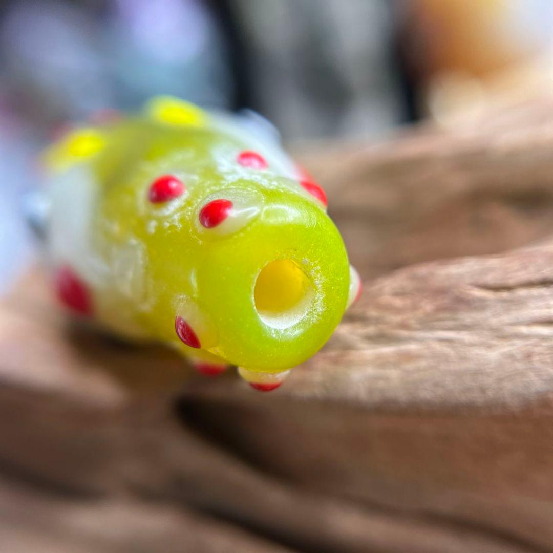 希少 古代 手作り蜻蛉眼 臉譜天珠 琉璃玉 ガラス玉 ビーズ 収蔵級 骨董品