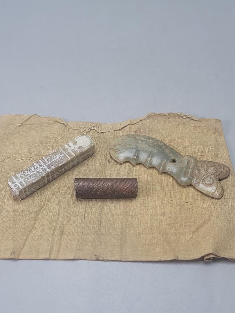 中国砡石刻 小品 根付 DT781