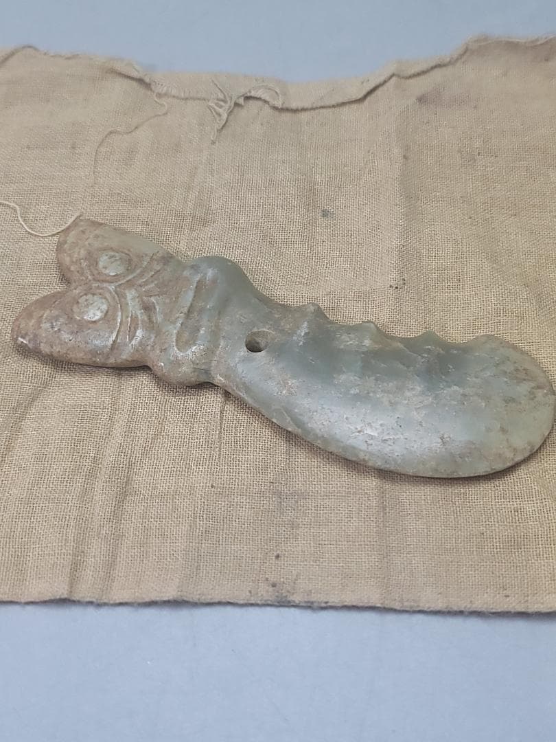 中国砡石刻 小品 根付 DT781