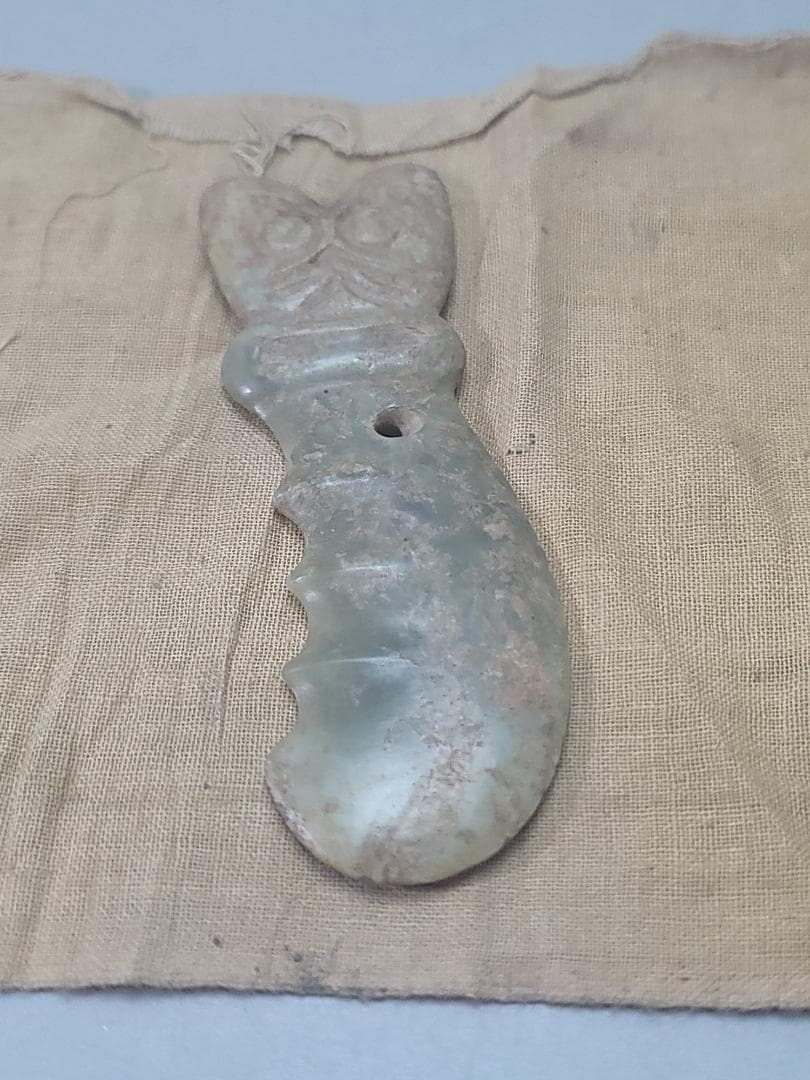 中国砡石刻 小品 根付 DT781