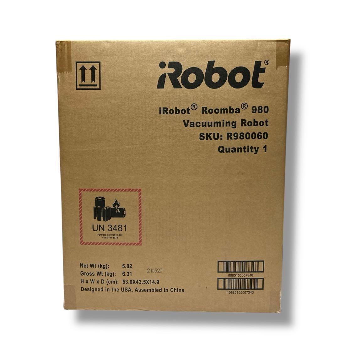 【新品未開封】iRobot ロボット掃除機 「ルンバ」 980 R980060