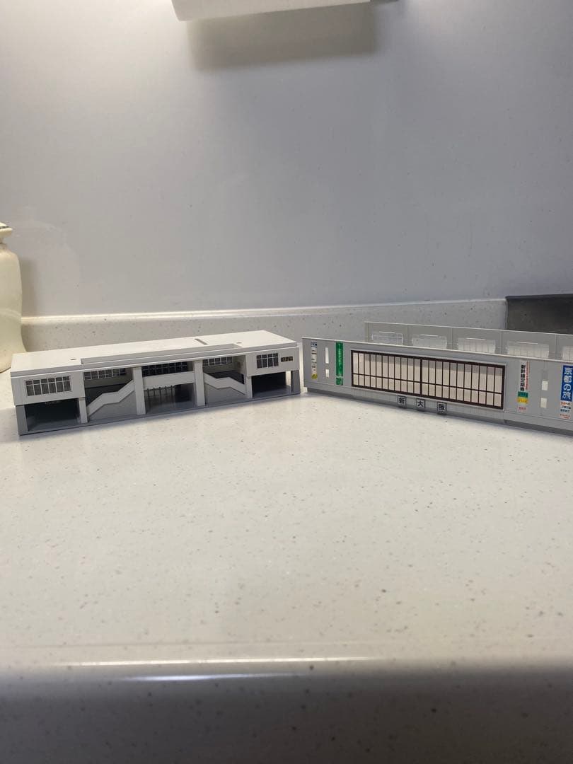 Nゲージ　カトー製　複線高架線路セット+高架駅舎セット