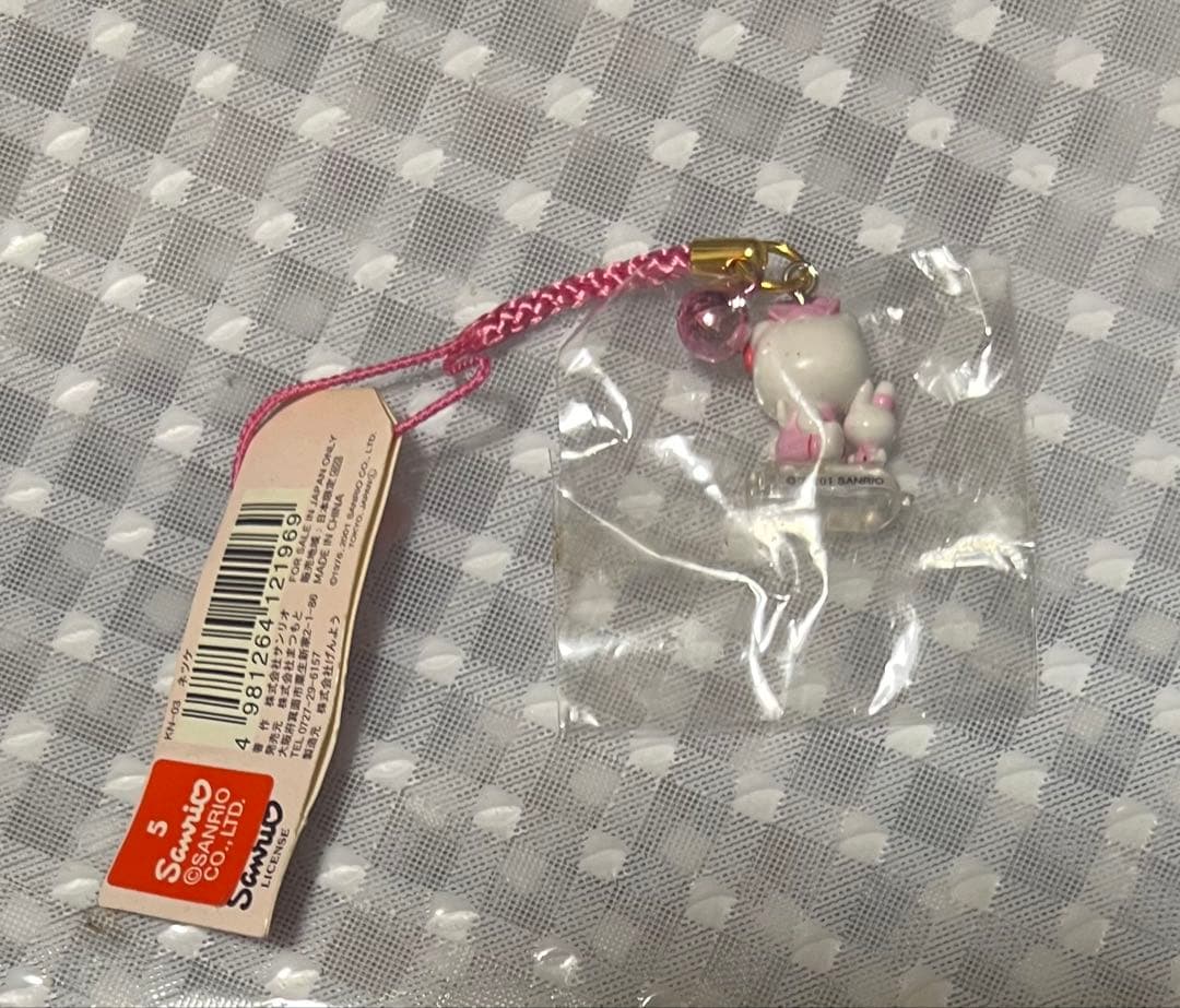 ハローキティ 根付け　メディカルバージョン　ナース